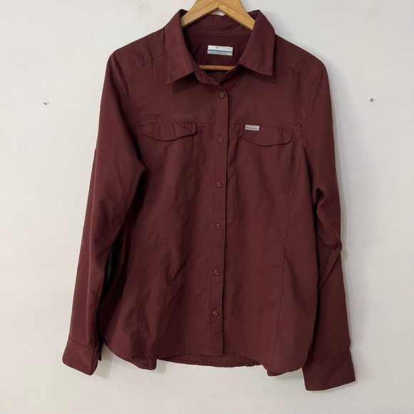 Columbia omnishade hiking UPF shirt - Picture 1 of 6